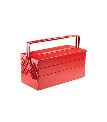 18 in. 3-Drawer Portable Tool Box with Tray